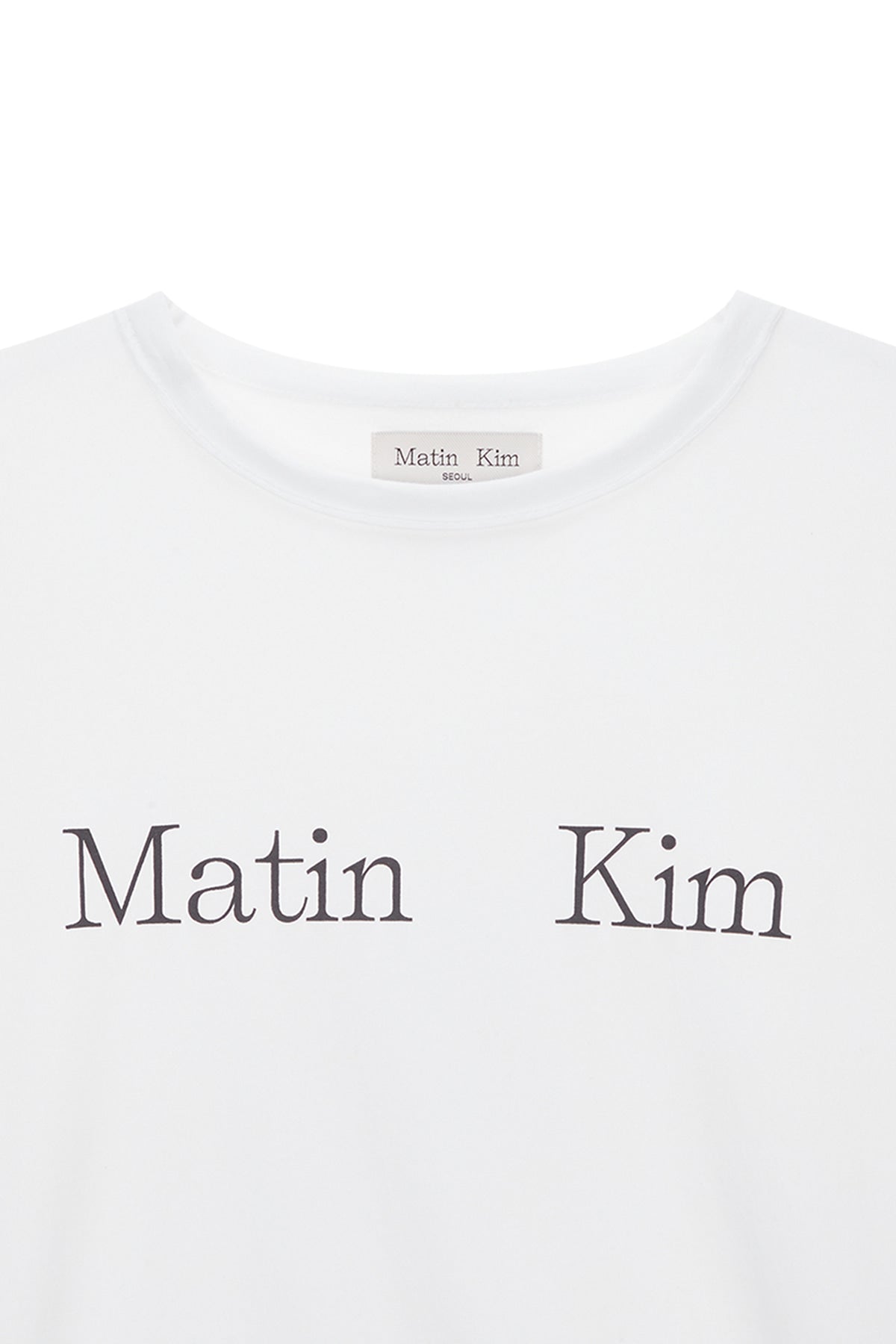 Matinkim Matin Kim Logo Top IN White