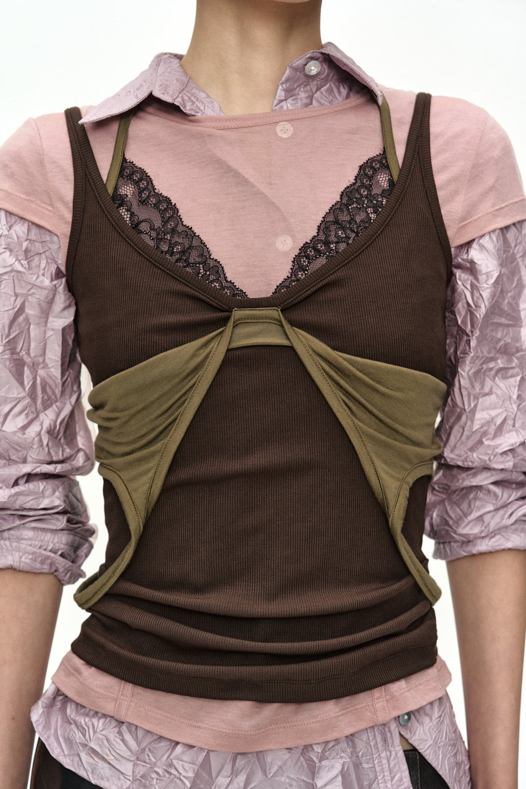 Andersson Bell Upside-Down Layered T-Shirt