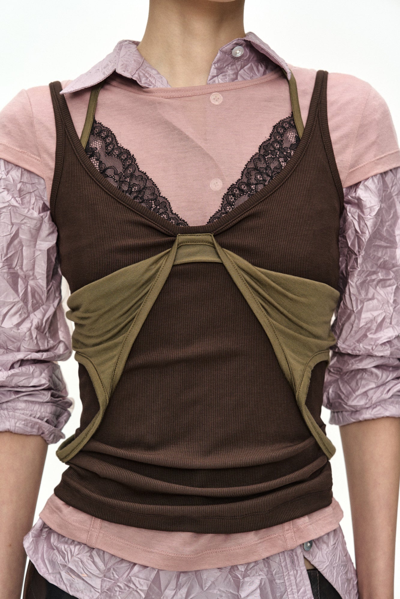 Andersson Bell Upside-Down Layered T-Shirt