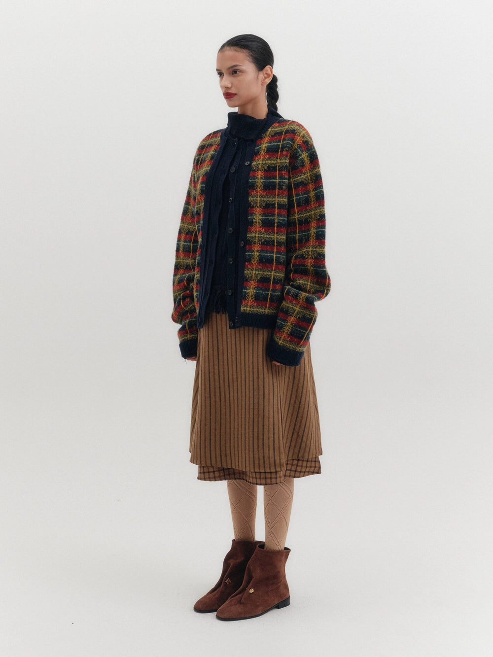 EENK Flared Midi Skirt - Camel