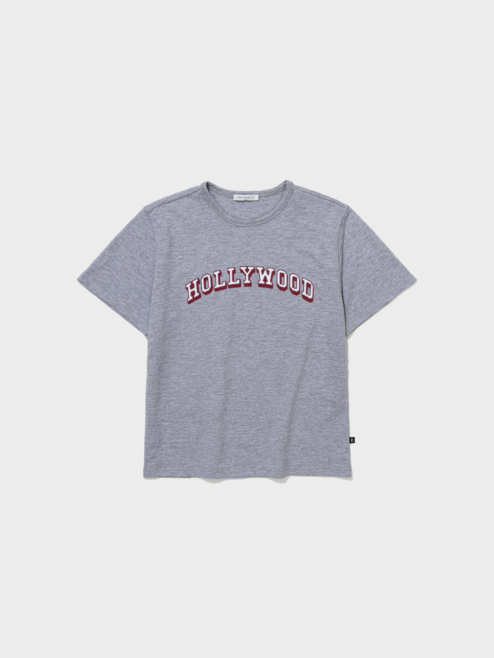 Low Classic Hollywood Basic Tee Melange Grey