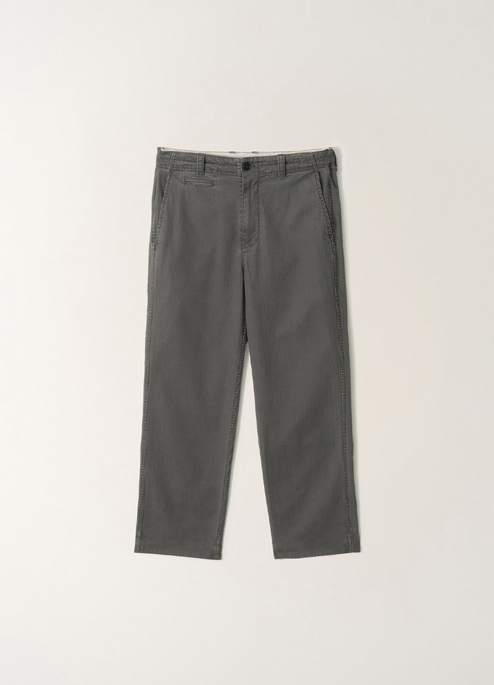 Nothing Written Eston work chino pants (Charcoal) (Pre-order, ships from Nov 2)