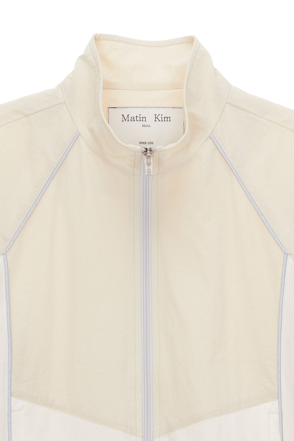 Matinkim Piping Track Jumper For Women IN Light Yellow