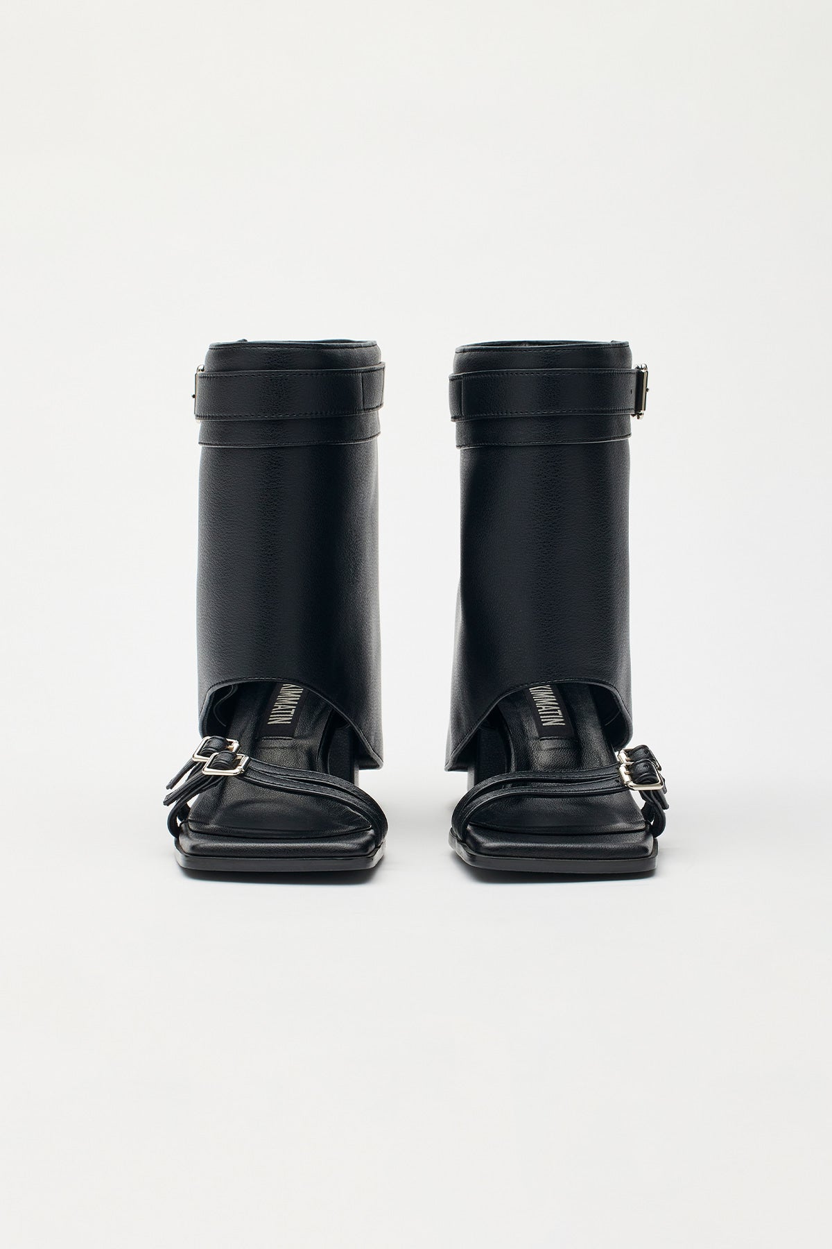 Matinkim Matin Kim Layered Sandal Ankle Boots IN Black