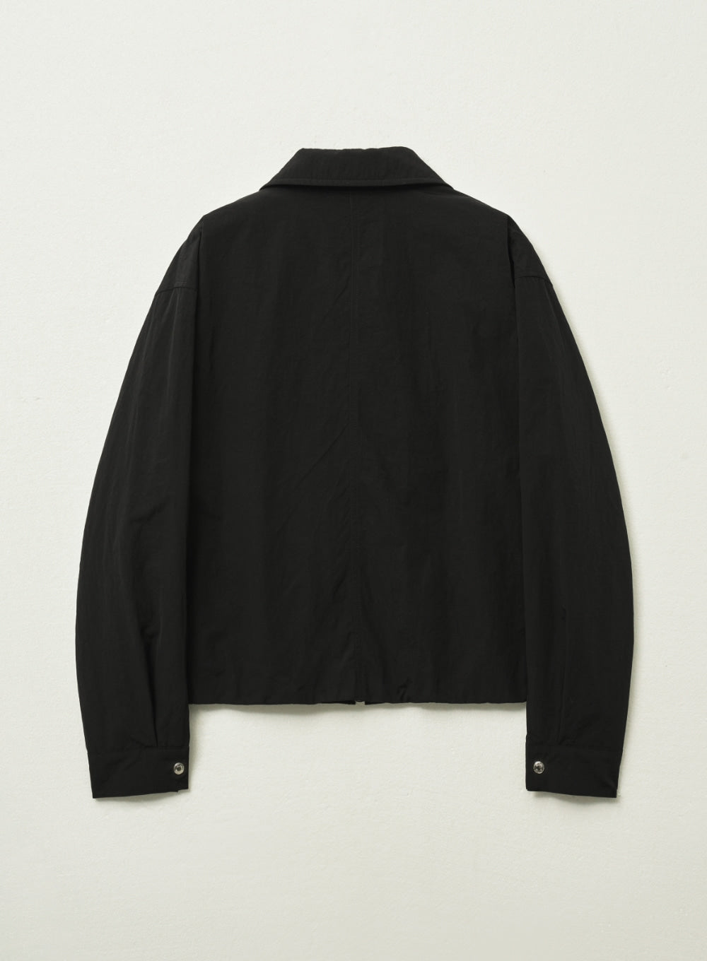 [satur] (W) Teo Nylon Coach Jacket - Black