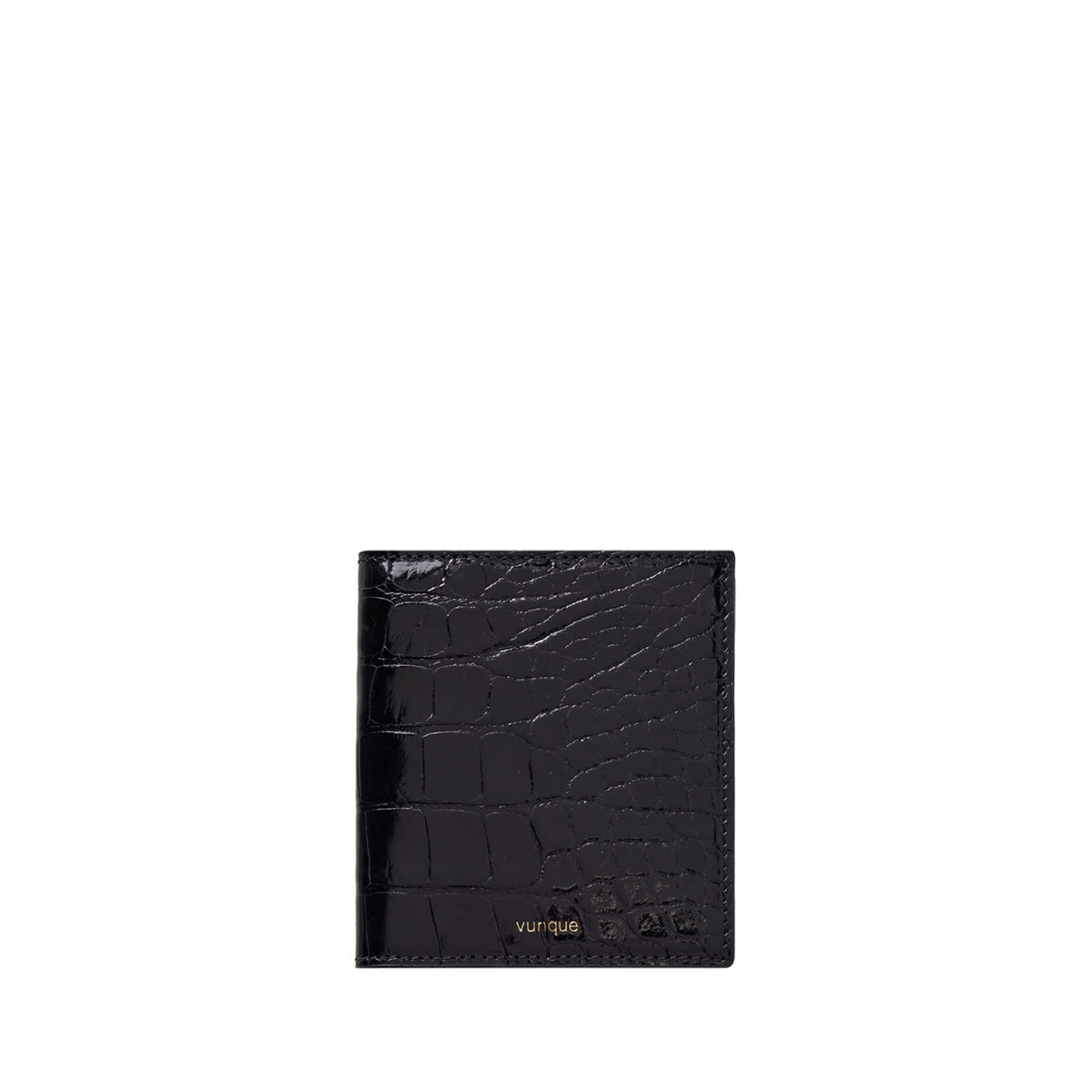 Vunque Ecllat Perfec Slim Card Half Wallet Black