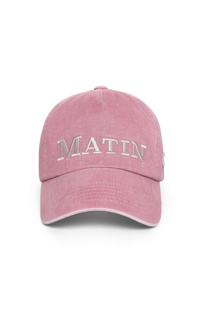 Matinkim Matin Flat Crown Ball Cap IN Pink