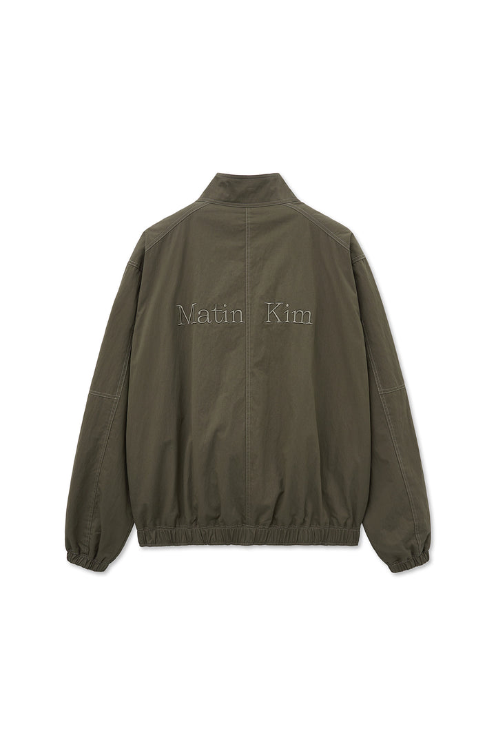 Matinkim Utility Bomber Jumper For Men IN Khaki Brown