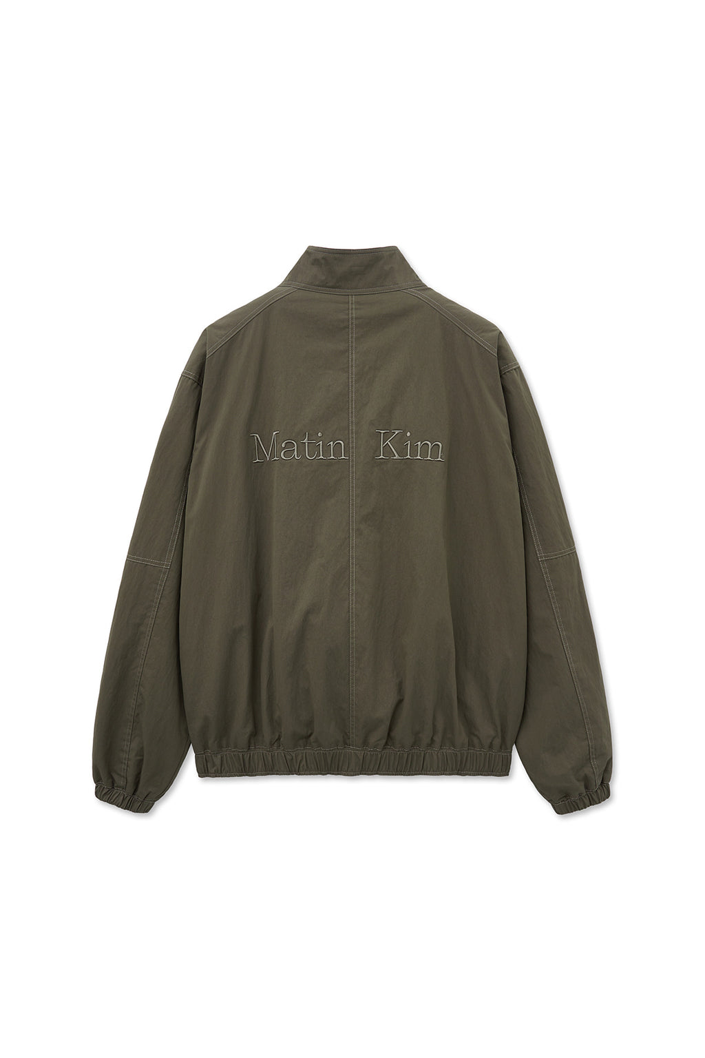 [matinkim] Utility Bomber Jumper For Men IN Khaki Brown