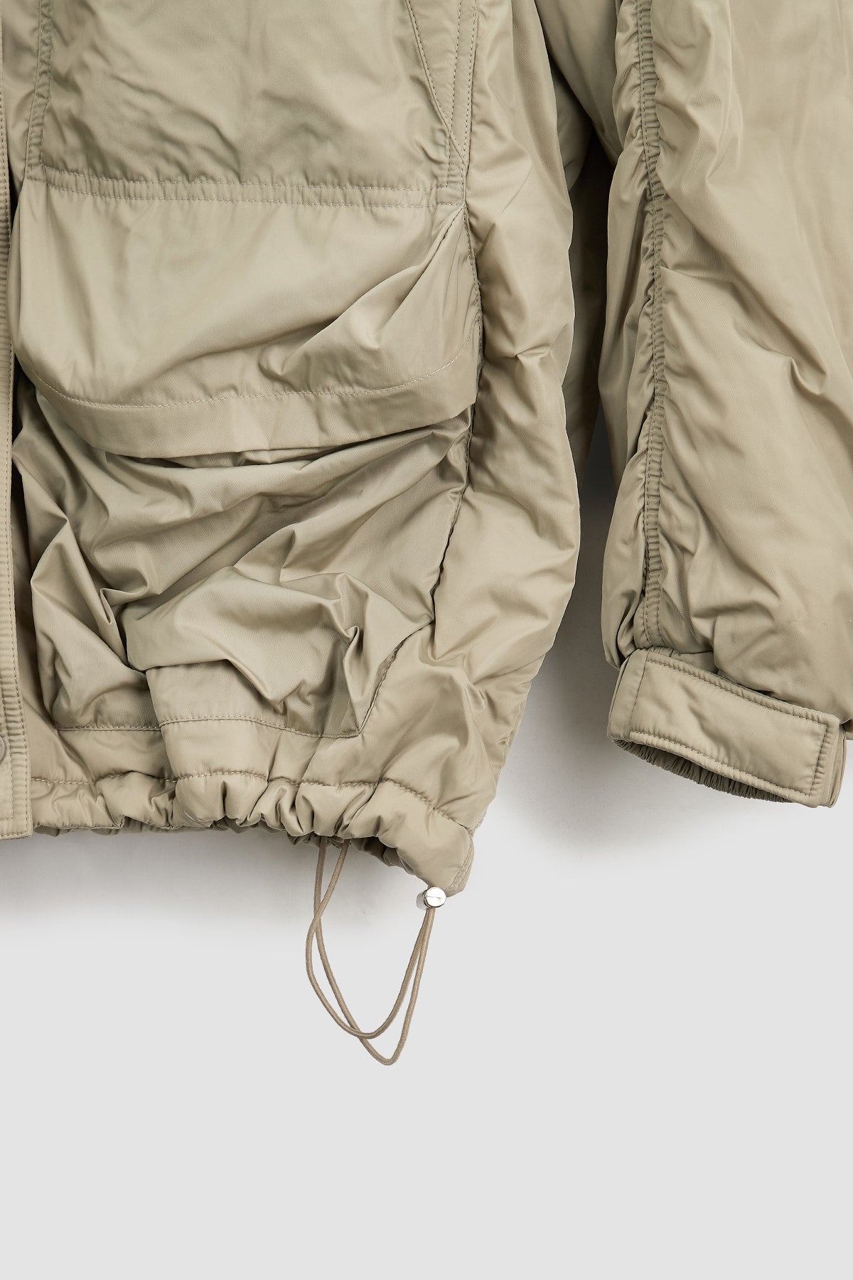 Matinkim Padded Nylon Work Jumper IN Light Khaki