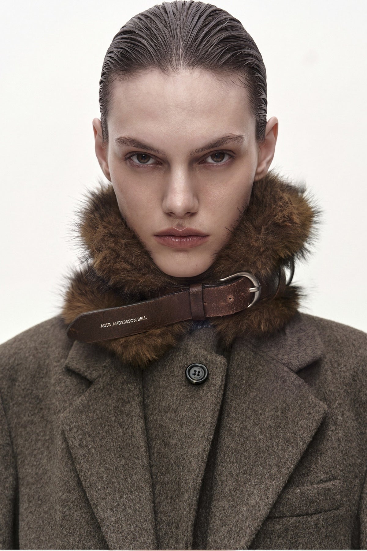 Andersson Bell Belted Fur Short Muffler