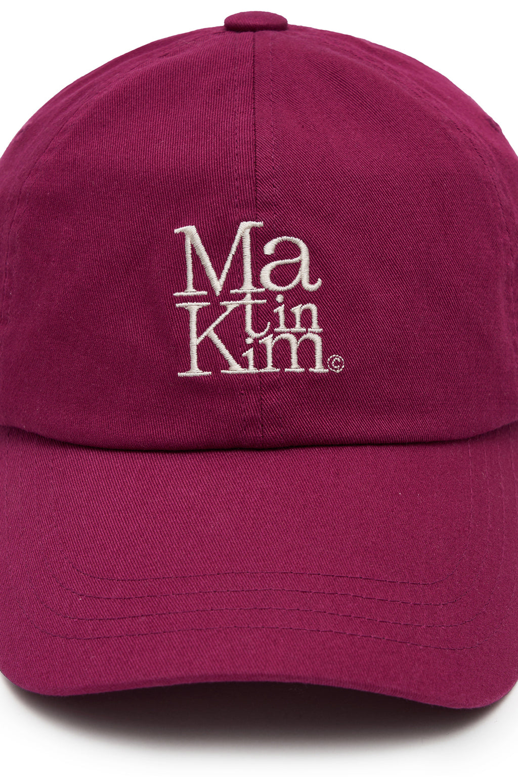 Matinkim Matin Kim Matin Block Logo Ball Cap IN Violet