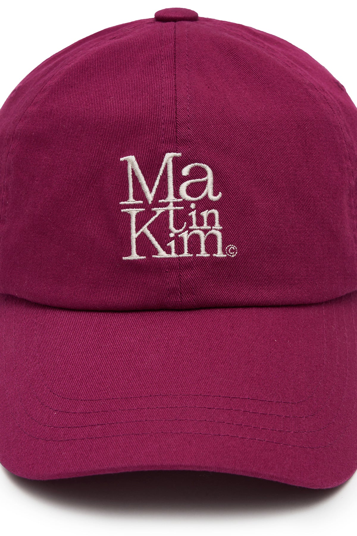 Matinkim Matin Kim Matin Block Logo Ball Cap IN Violet