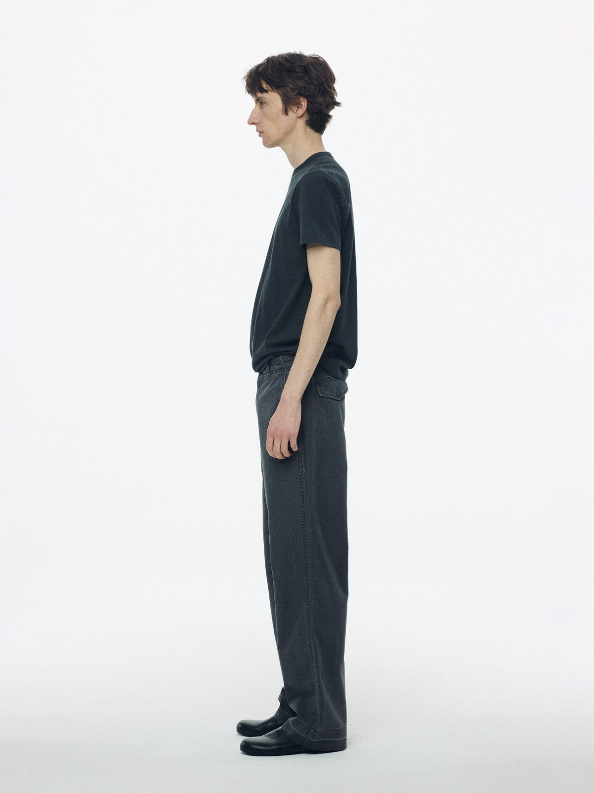 Nothing Written Eston work chino pants (Charcoal) (Pre-order, ships from Nov 2)