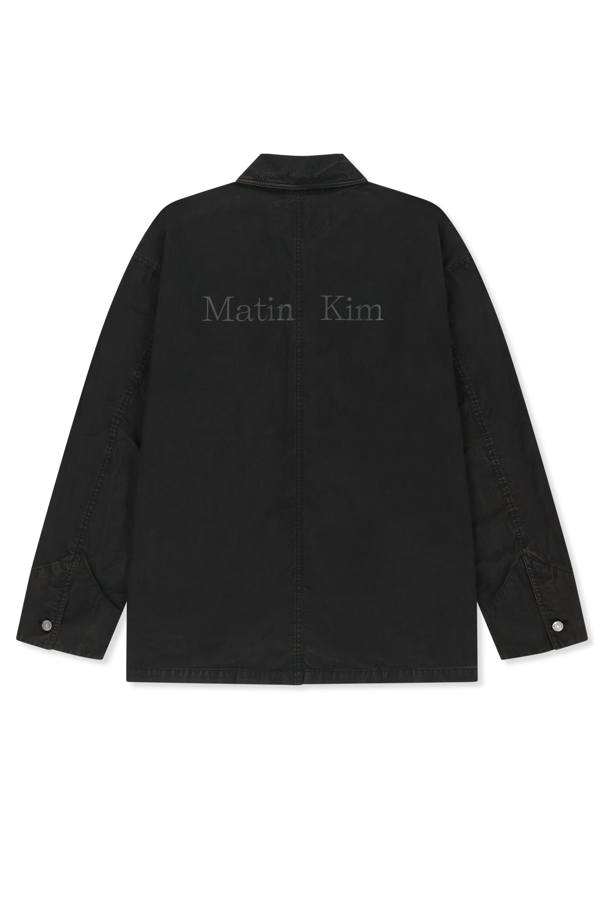 Matinkim Vintage Waxed Work Jacket IN Black