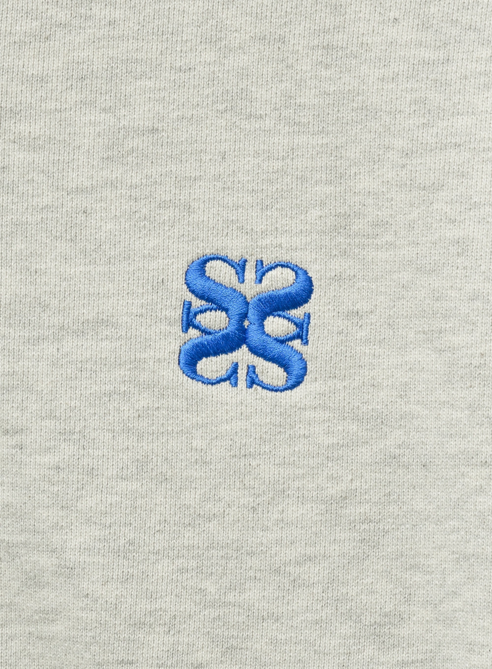 [satur] (W) Teo Cotton All Day Hood Zip-up - Art Blue