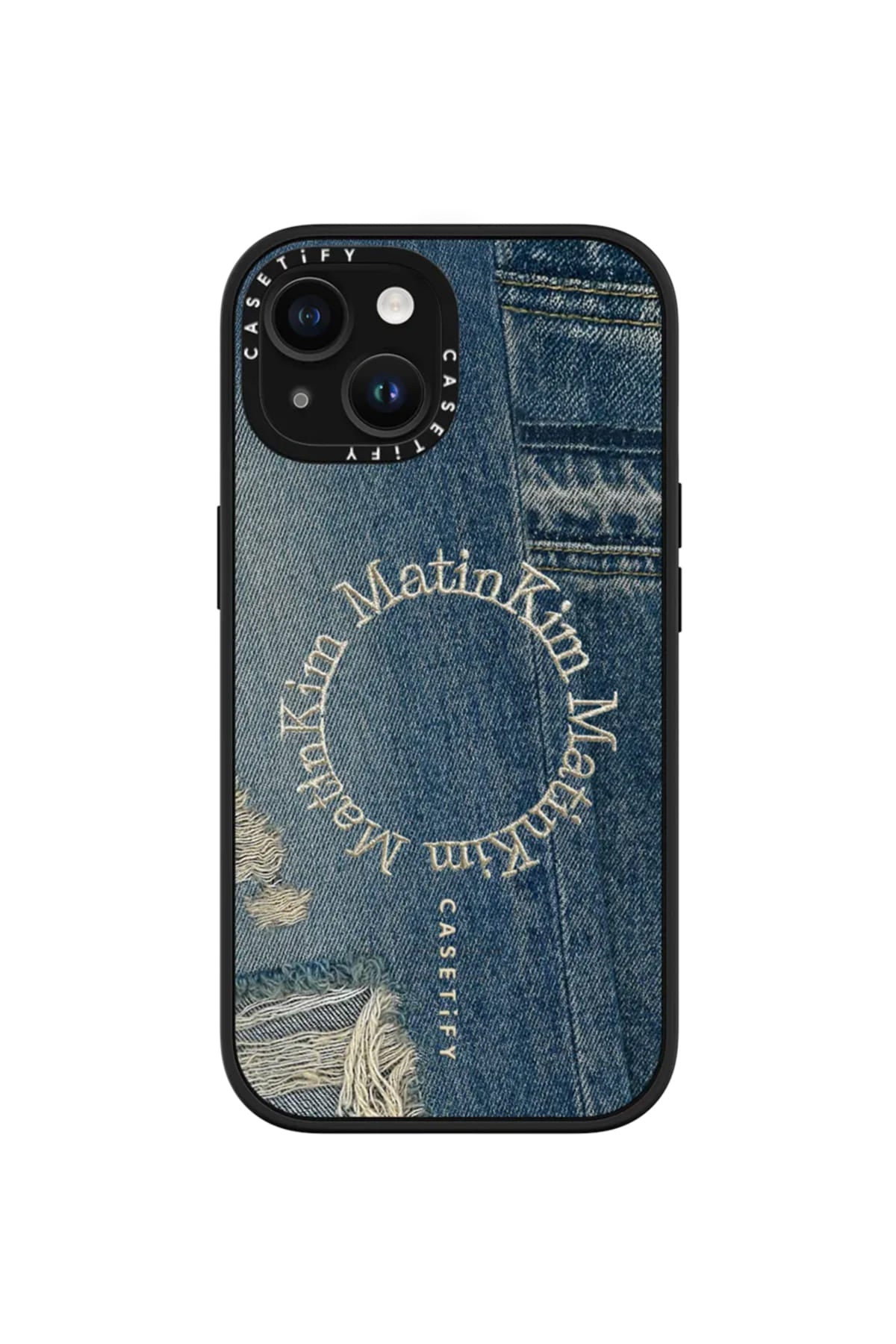 [matinkim] Matin Kim X Casetify Denim Circle Case IN Blue