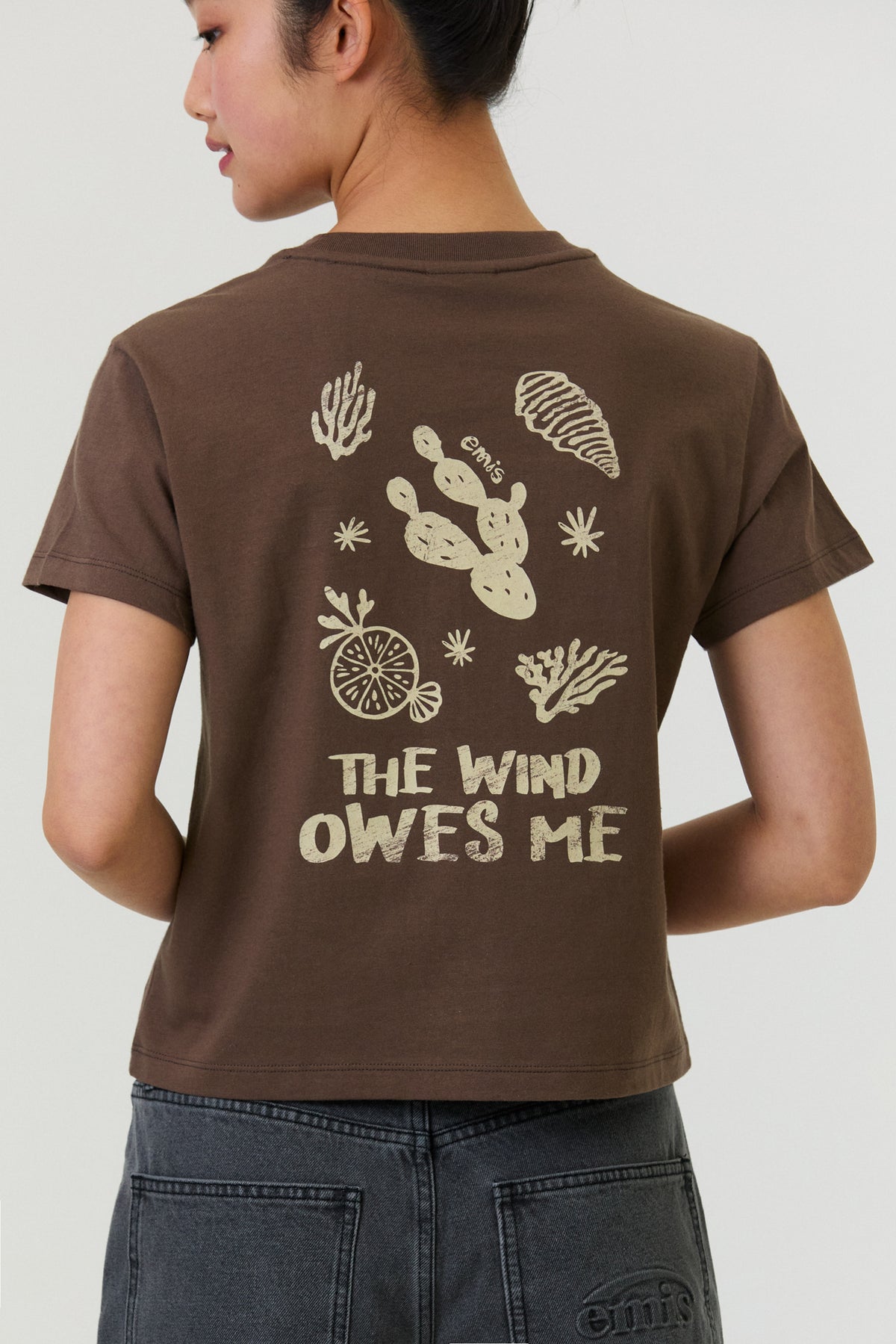 Emis Coastal Baby T-Shirt-Brown