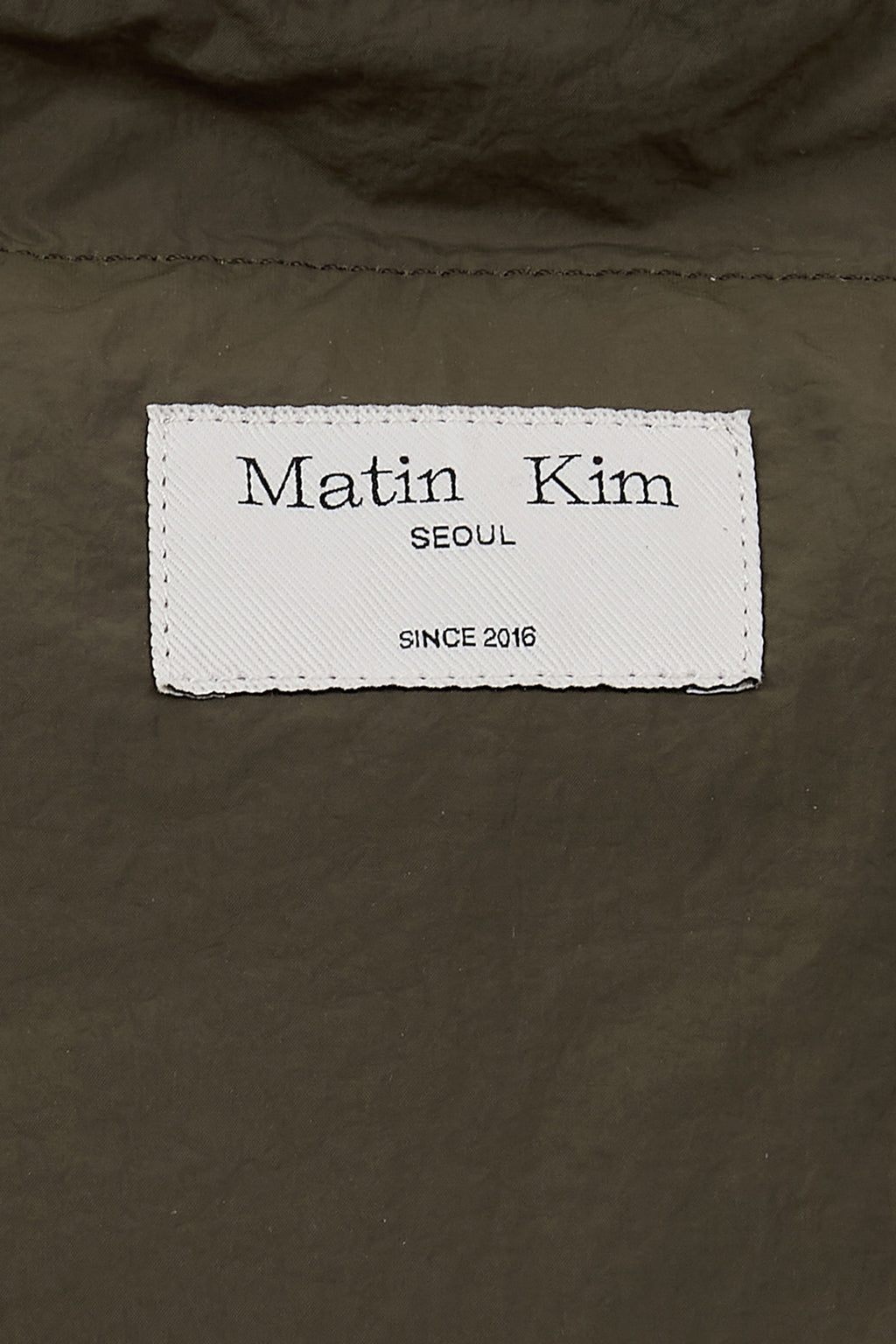 [matinkim] MATIN CRISP BIG ECOBAG IN KHAKI