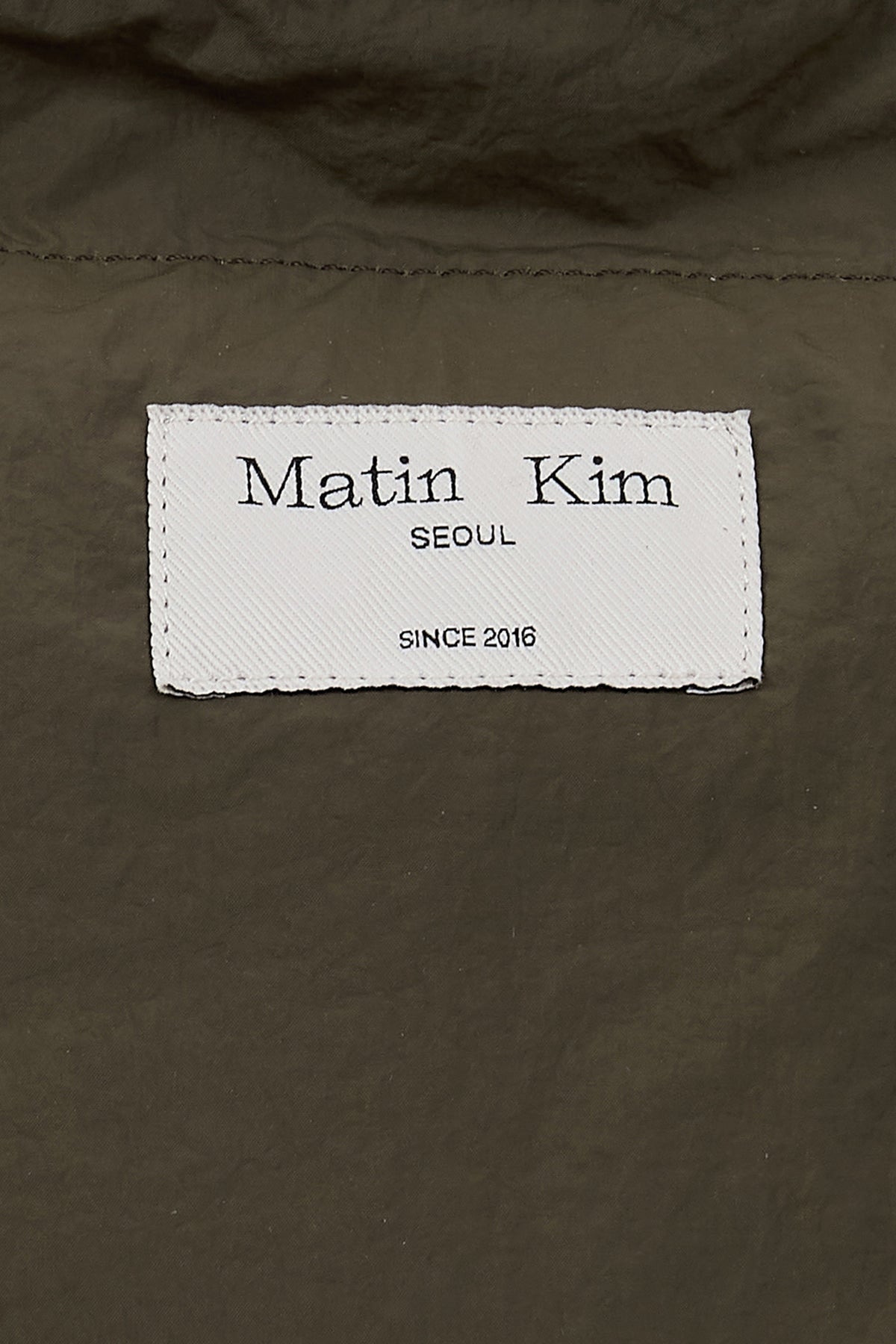 [matinkim] MATIN CRISP BIG ECOBAG IN KHAKI