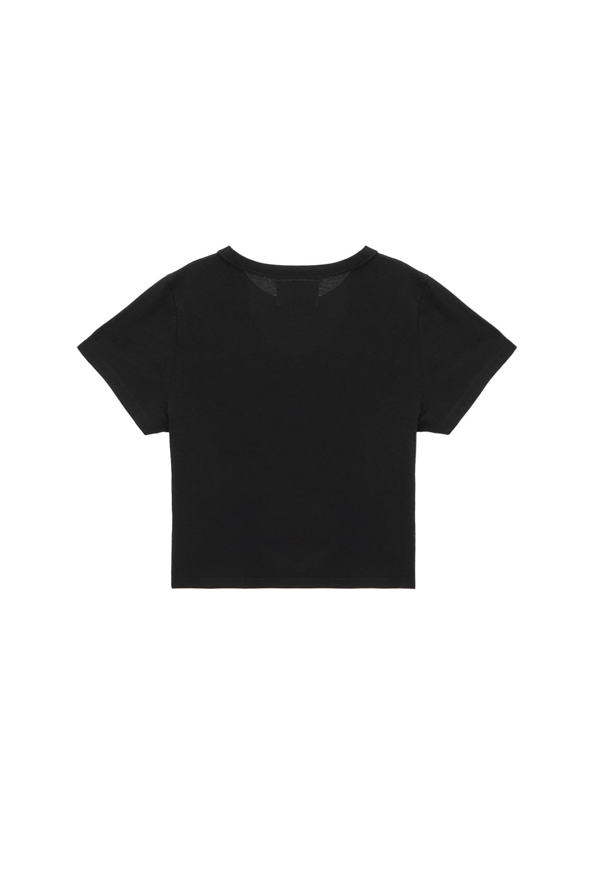 [matinkim] LOGO CROP TOP IN BLACK
