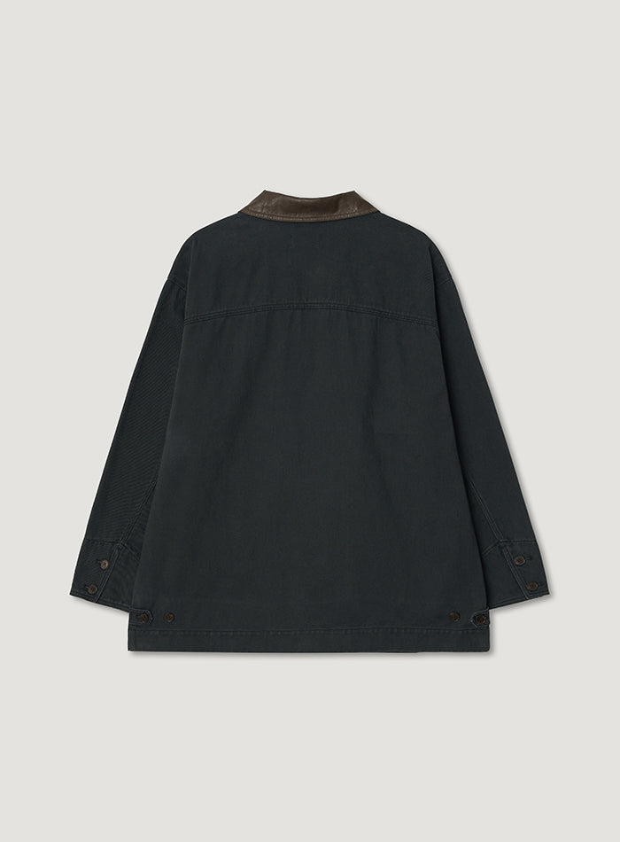 Mango Maniplease Bordo Work Jacket Charcoal