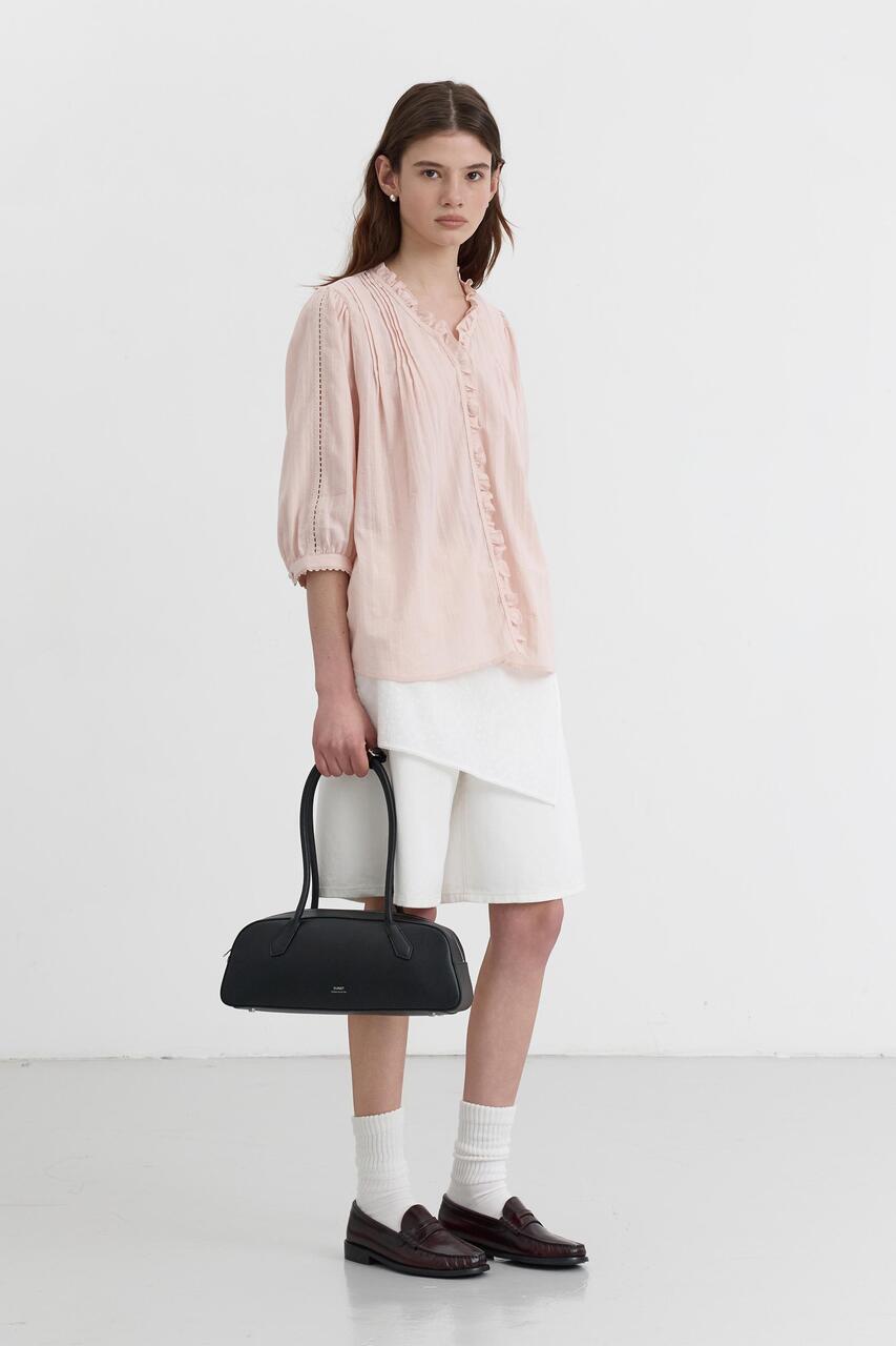 Dunst Baguette Shoulder Bag Black