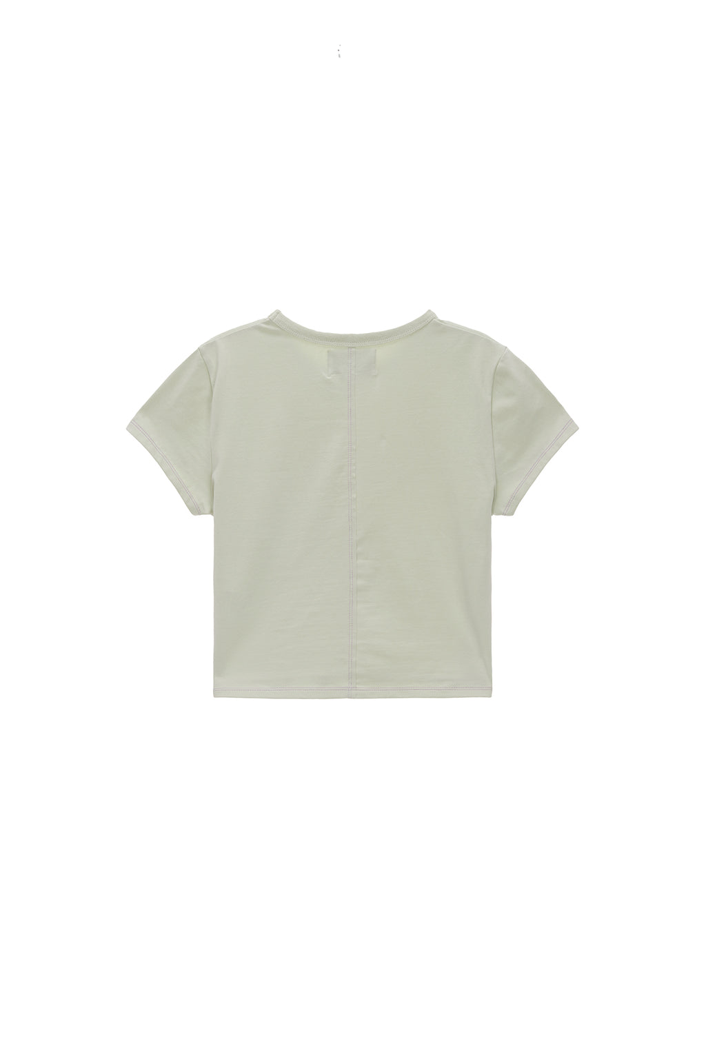 [matinkim] MATIN SHADE LOGO CROP TOP IN LIGHT GREEN