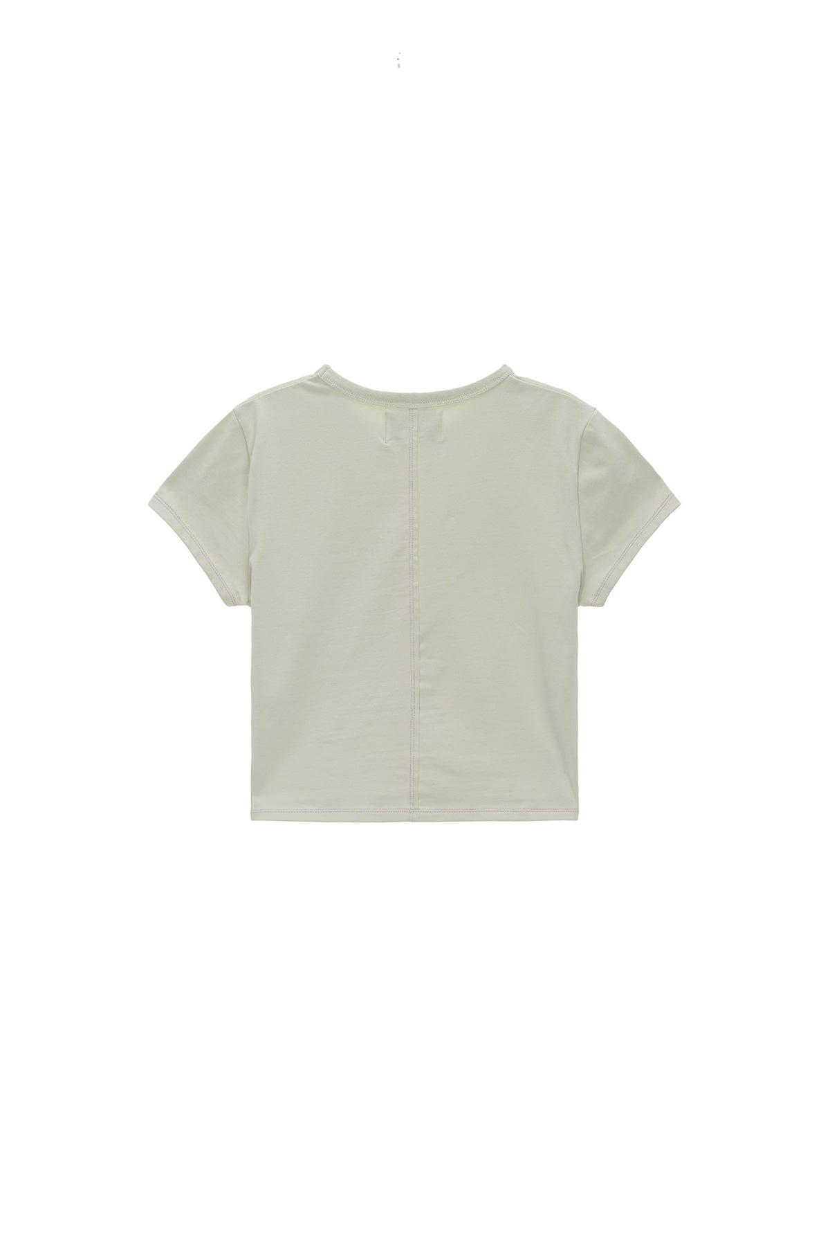 [matinkim] MATIN SHADE LOGO CROP TOP IN LIGHT GREEN