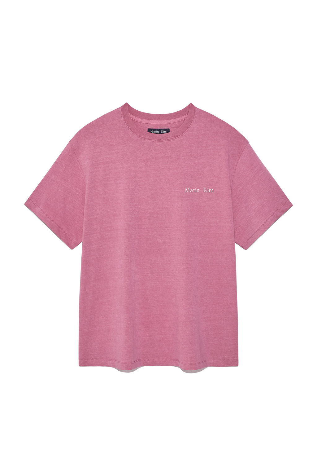 Matinkim Vintage Washed Logo Top For Men IN Pink
