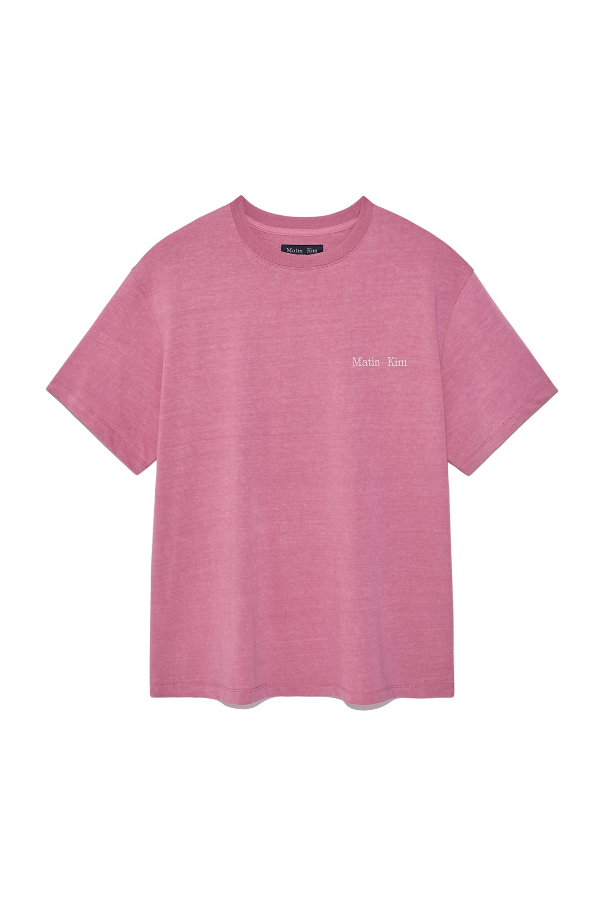 Matinkim Vintage Washed Logo Top For Men IN Pink
