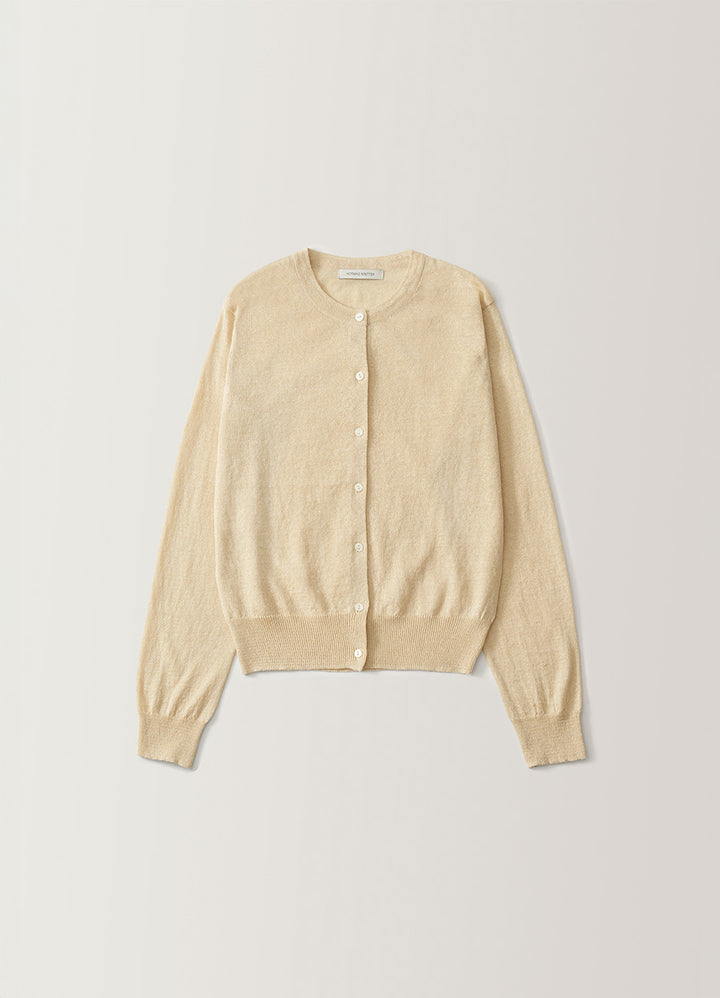 Nothing Written Rola linen cardigan (Yellow)