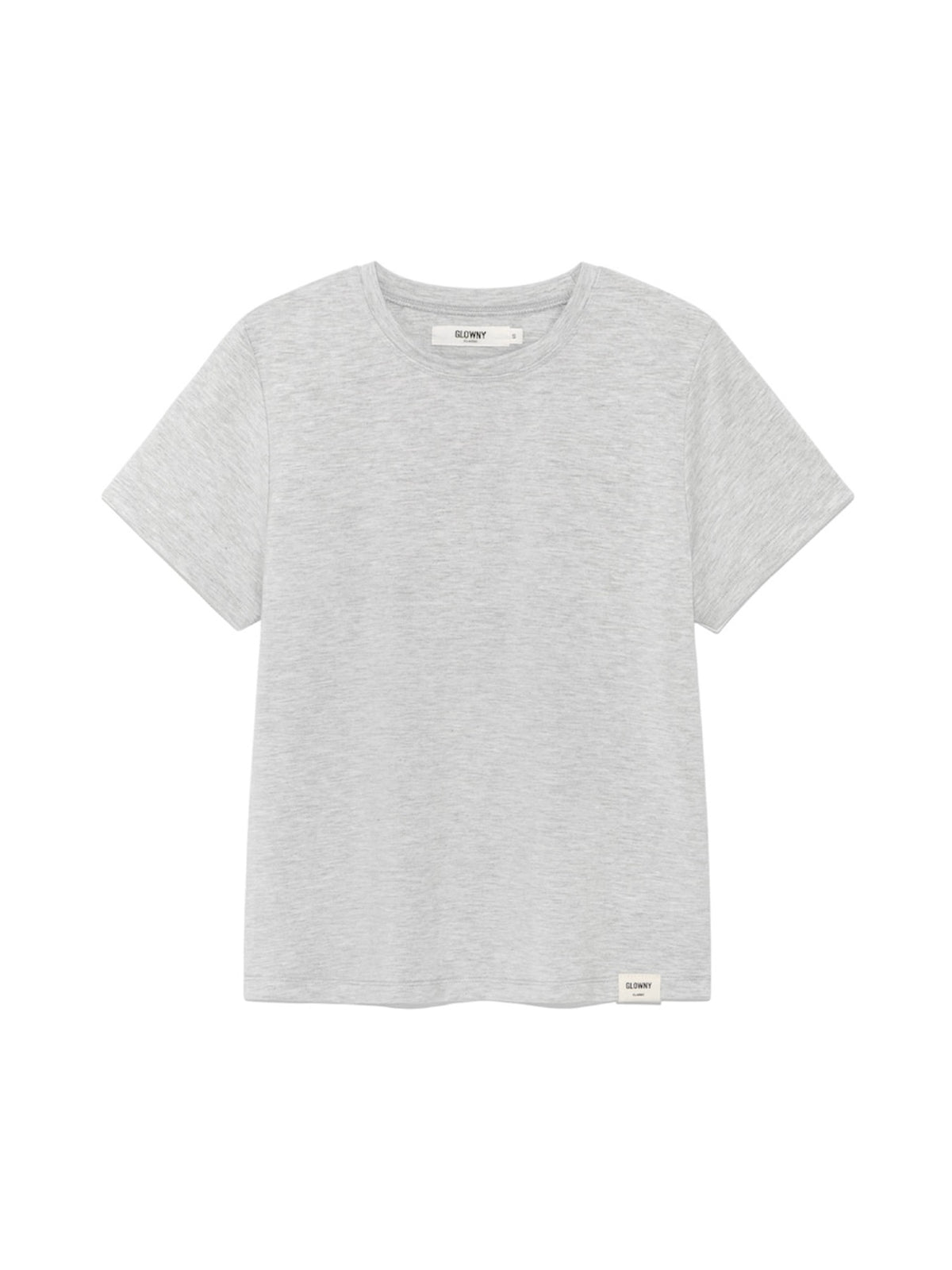 GLOWNY G Soft Fitted Tee (Melange Gray)