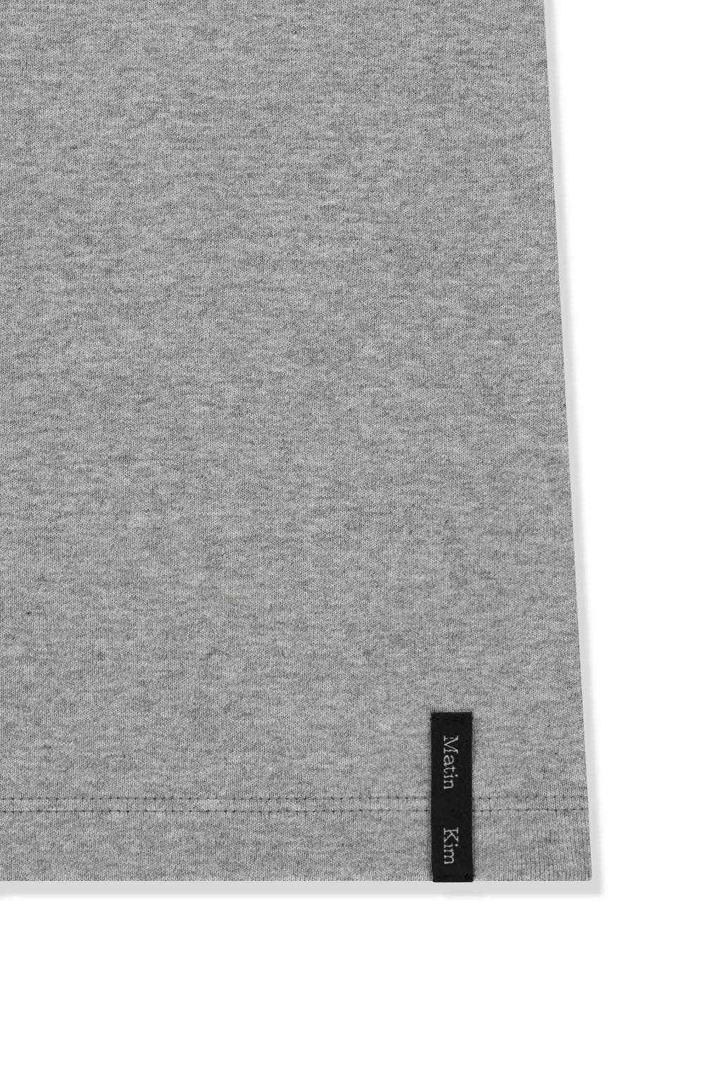 Matinkim Label Detail Slim Fit Top IN Grey