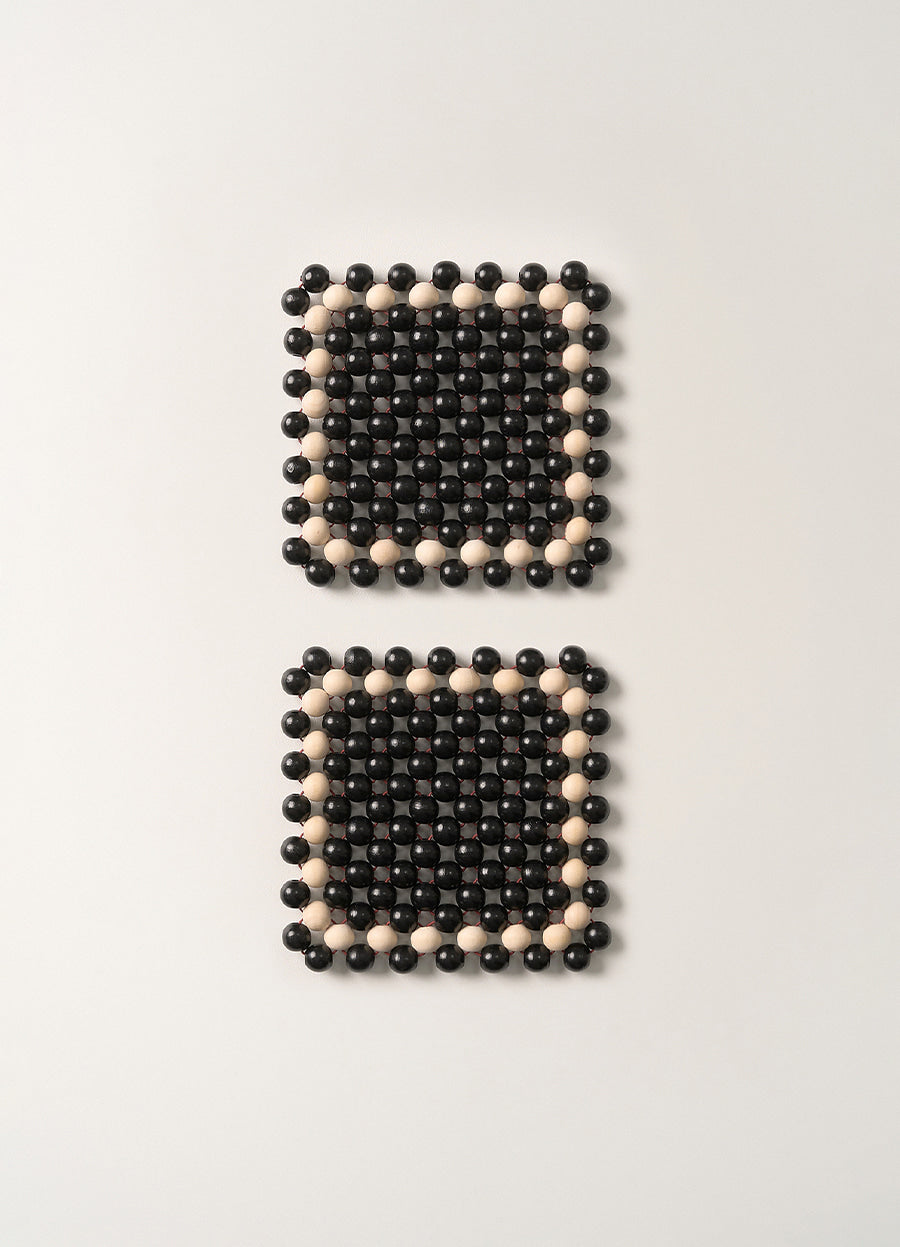 Nothing Written Coaster sets (Black natural)