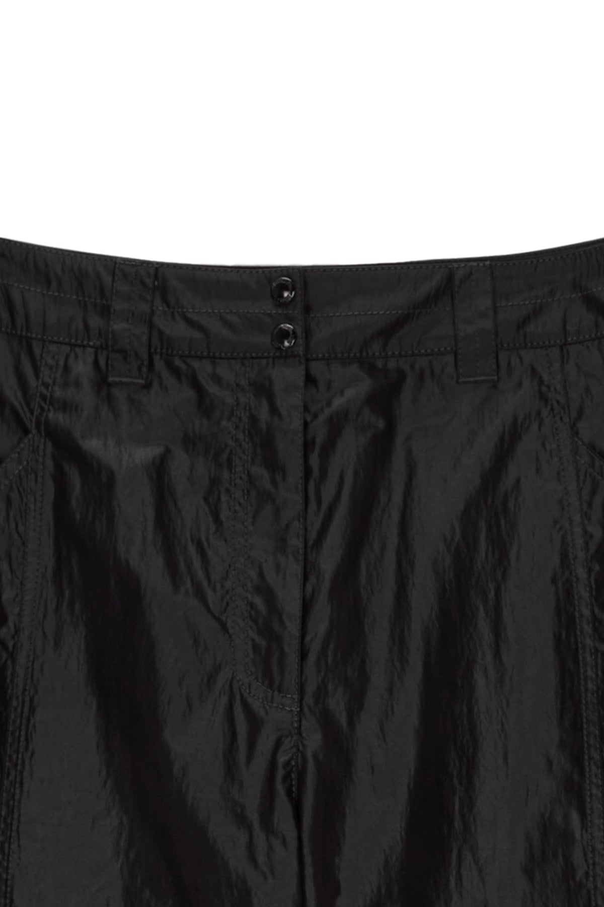 Matinkim Loose Pocket Nylon Pants IN Black