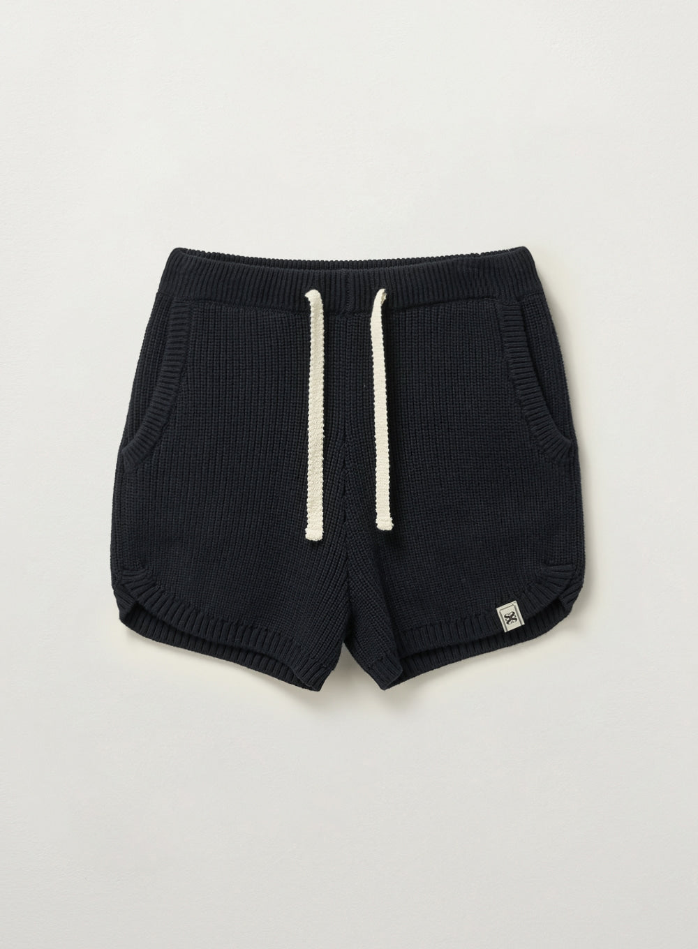 [satur] (W) Cashmere Blend Knit Shorts - Classic Black
