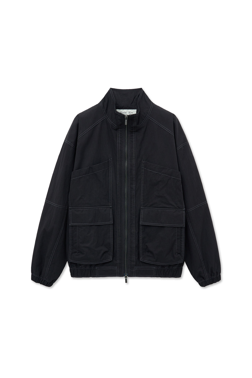 Matinkim Utility Bomber Jumper For Women IN Black