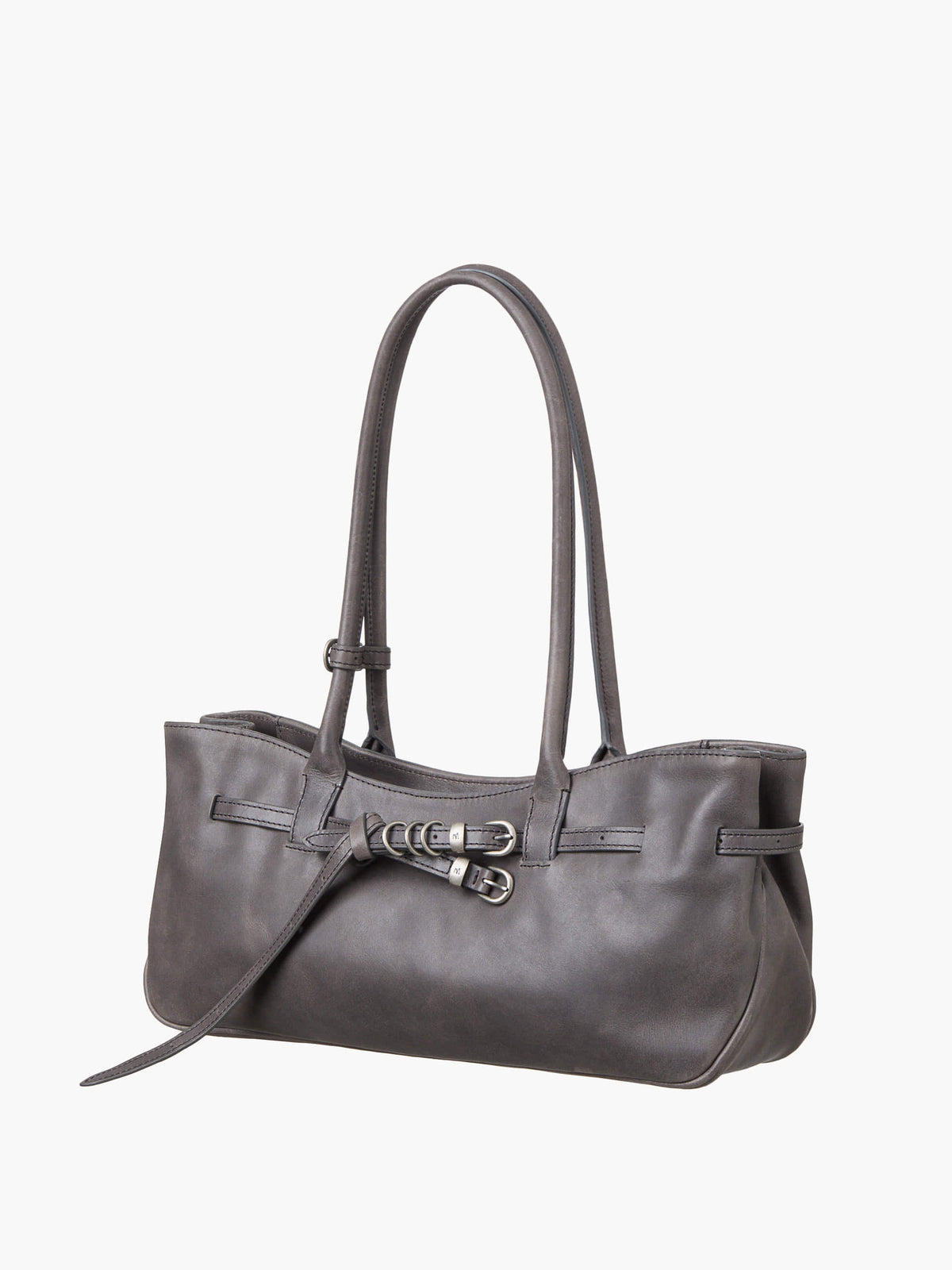 Margesherwood Grandma Used Shoulder Bag mauve pull-up