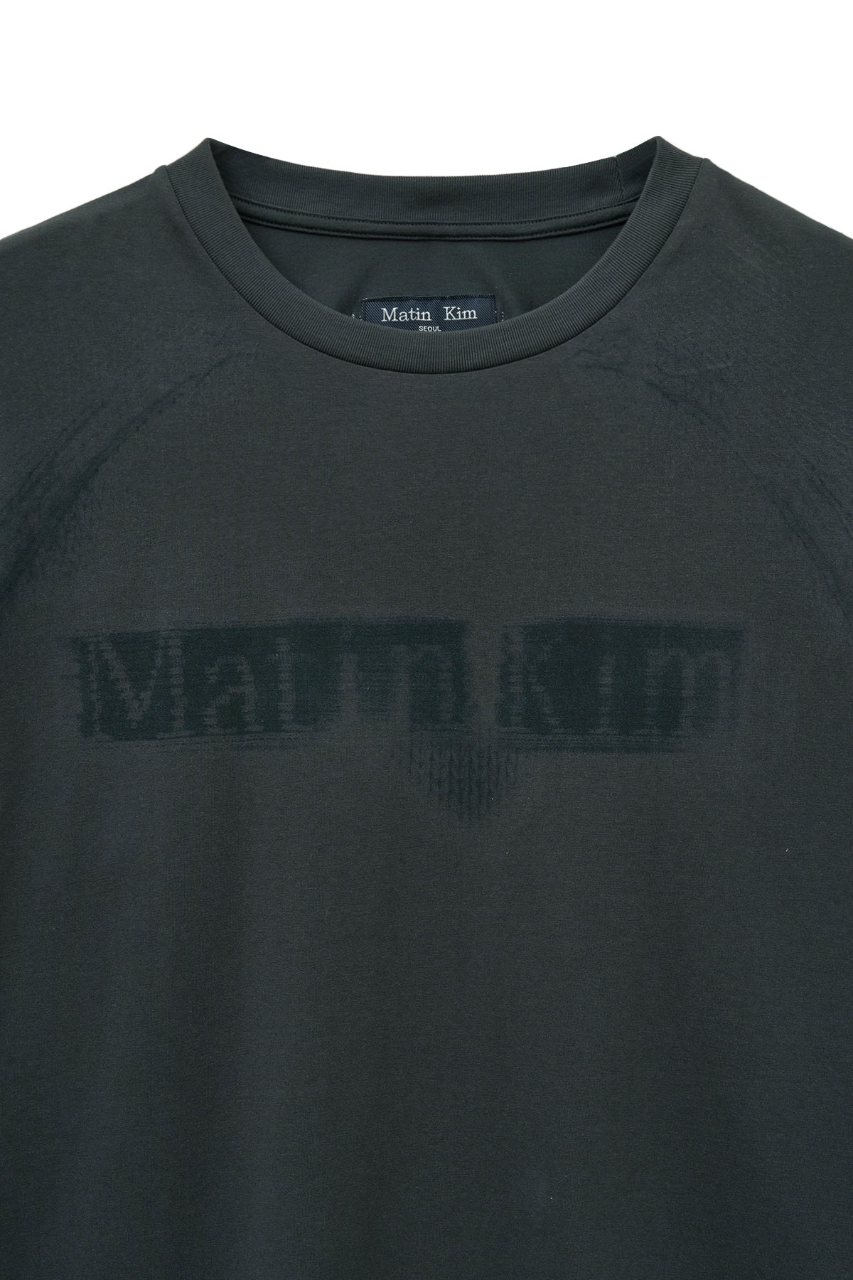 Matinkim Jacquard Graphic Long Sleeve Top For Men IN Charcoal
