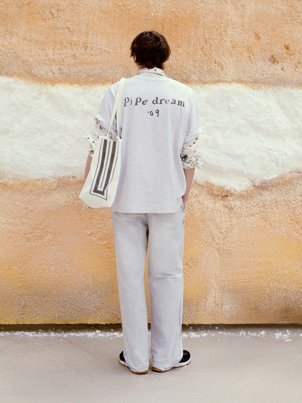 Low Classic Pipe Dream T-Shirt Light Melange Grey