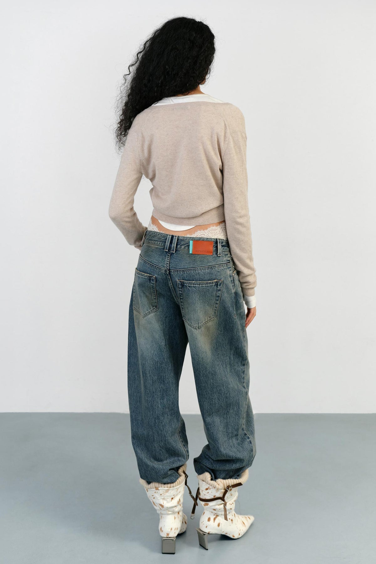 Instantfunk Washed Arch Fit Denim - Blue