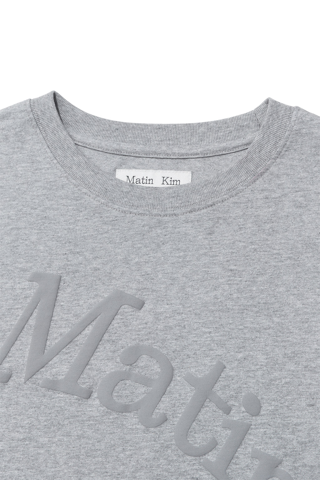 Matinkim Matin Wave Printing Logo Top IN Grey