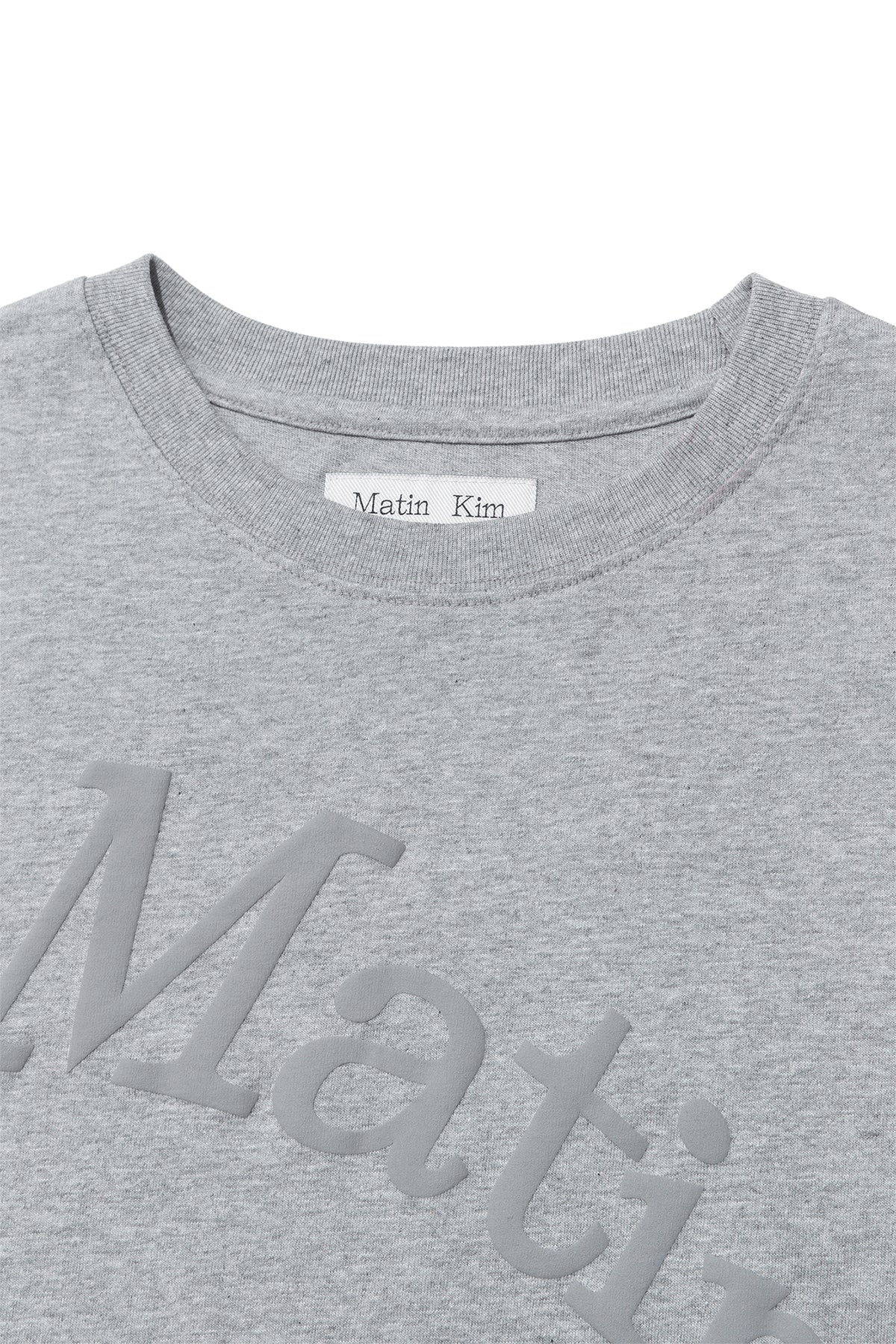 Matinkim Matin Wave Printing Logo Top IN Grey