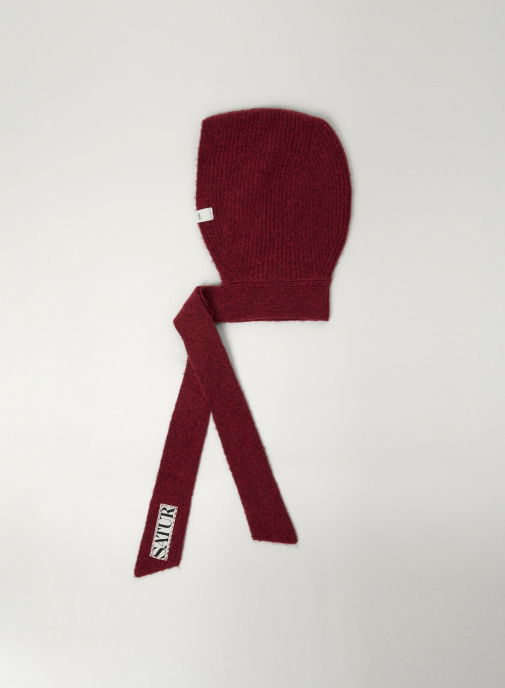 [satur] (W) Knit Balaclava - Burgundy
