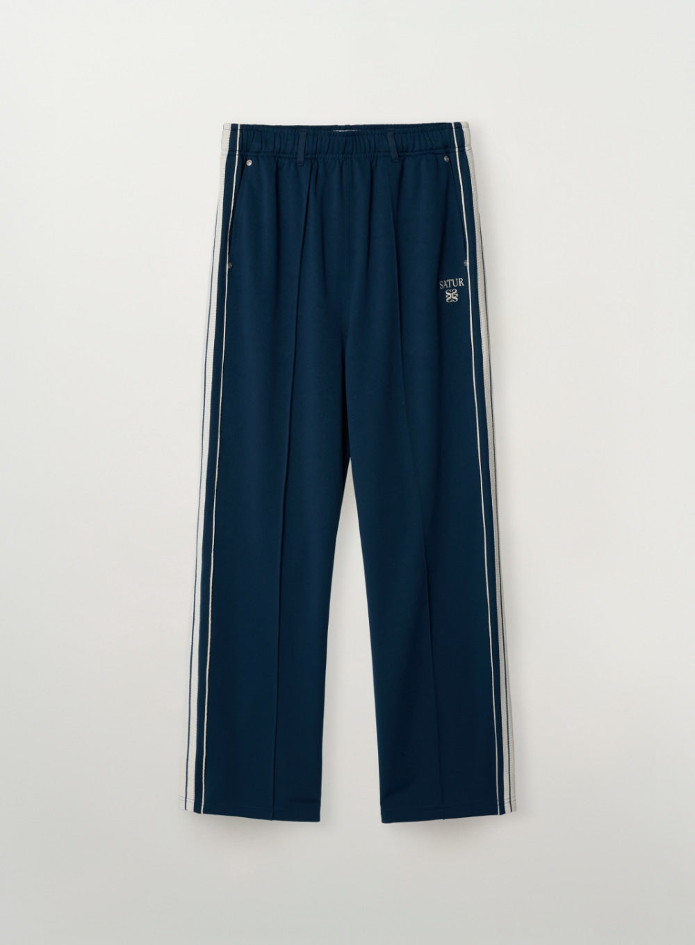 [satur] (W) Essential Lawton Track Pants - Blue