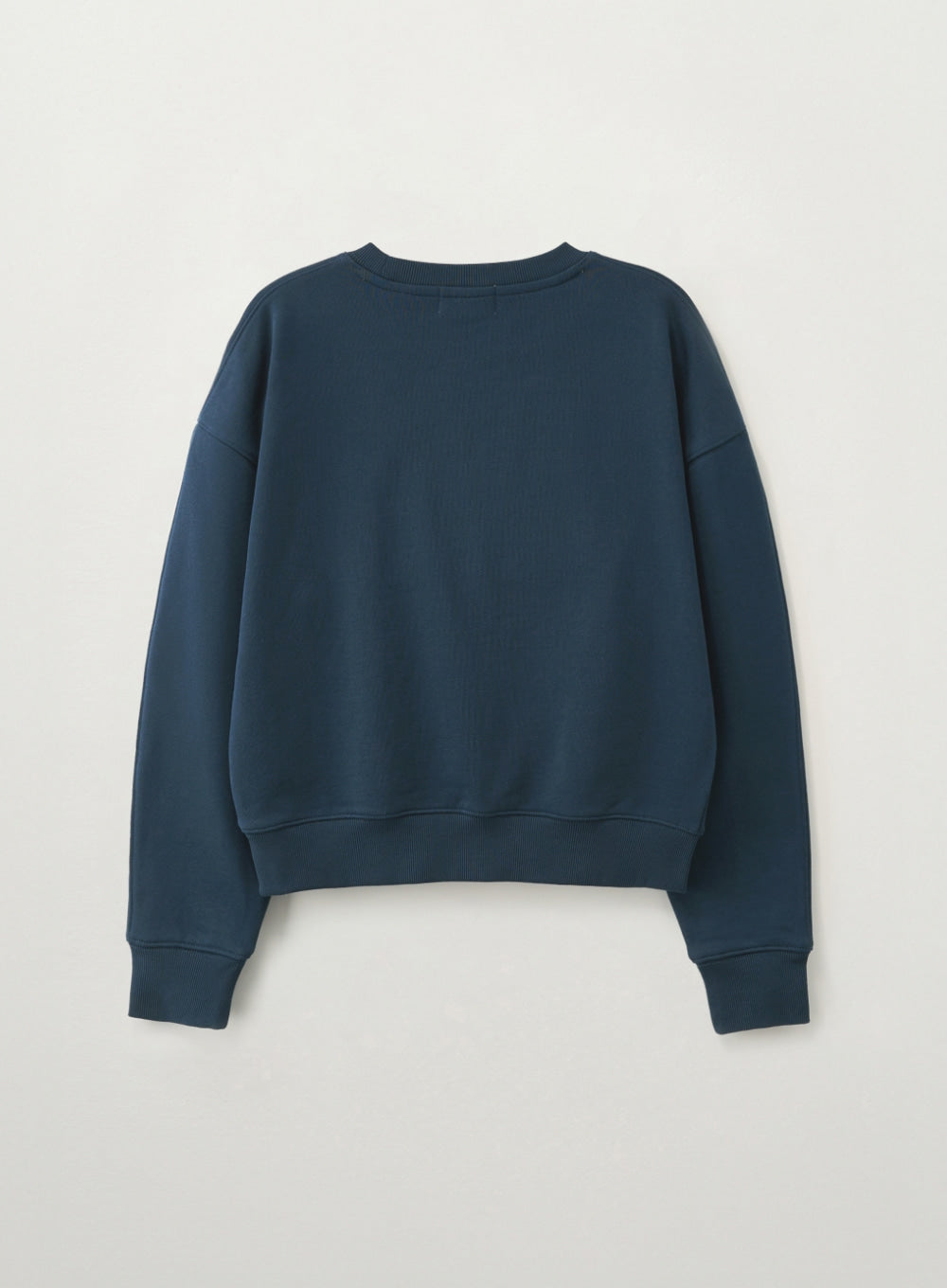 satur (W) Lugo Basic Crop Sweatshirt - Navy - View 2
