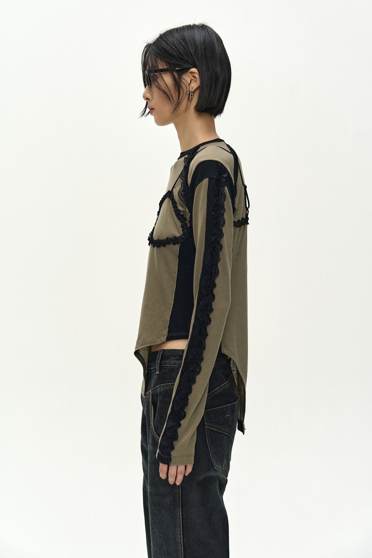 Andersson Bell Strap Detail Long Sleeve Bodysuit