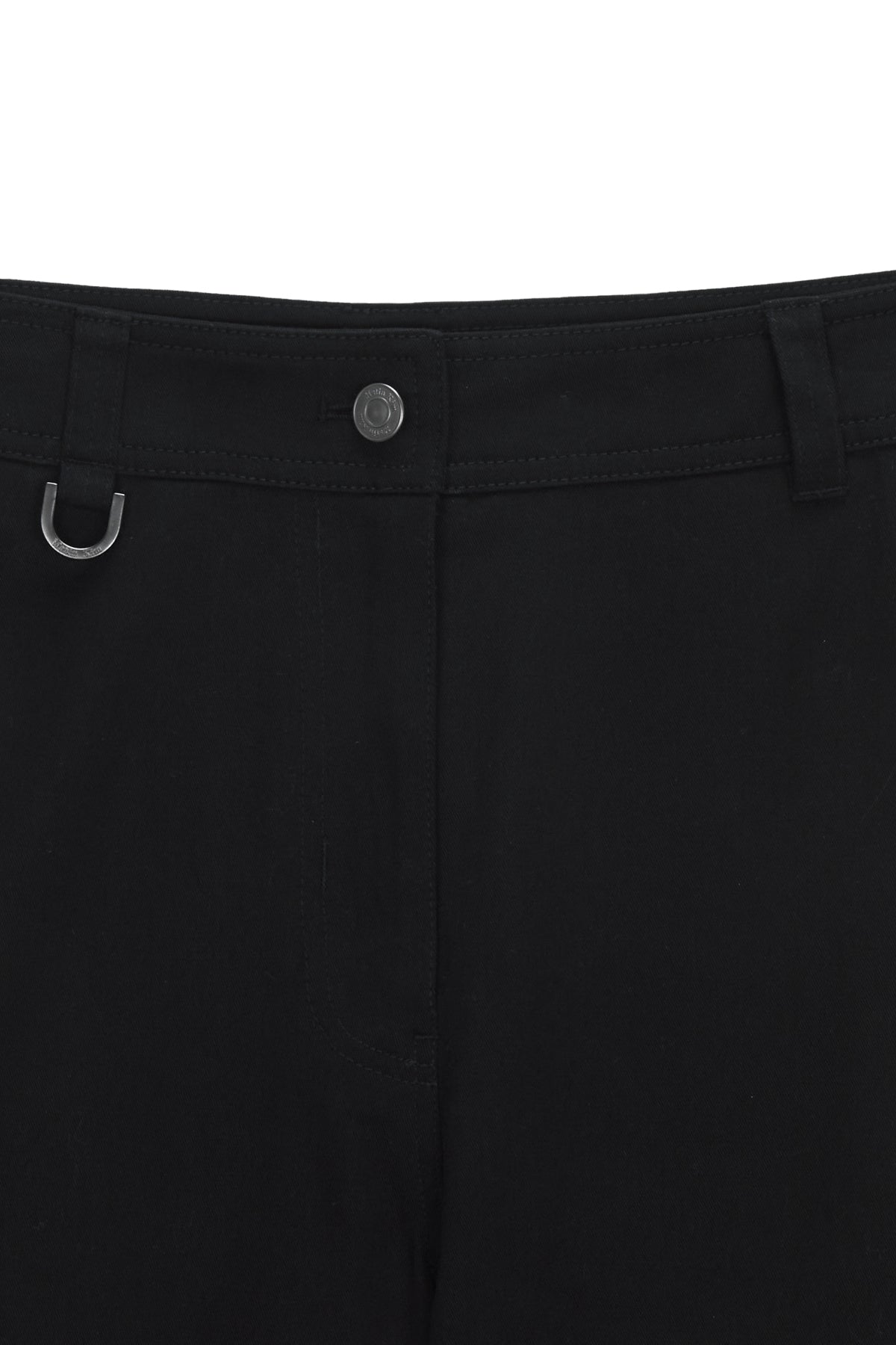 Matinkim Zipper Point Boots Cut Pants IN Black