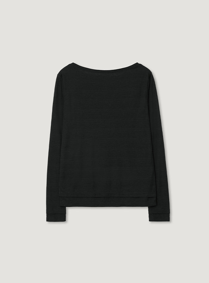 Mango Maniplease Eez Layered Tee Charcoal